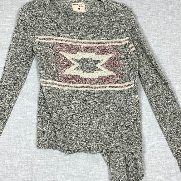 Triple Five Soul Waterfall Front Cardigan Sz XS Rolled Hem - Picture 2 of 8